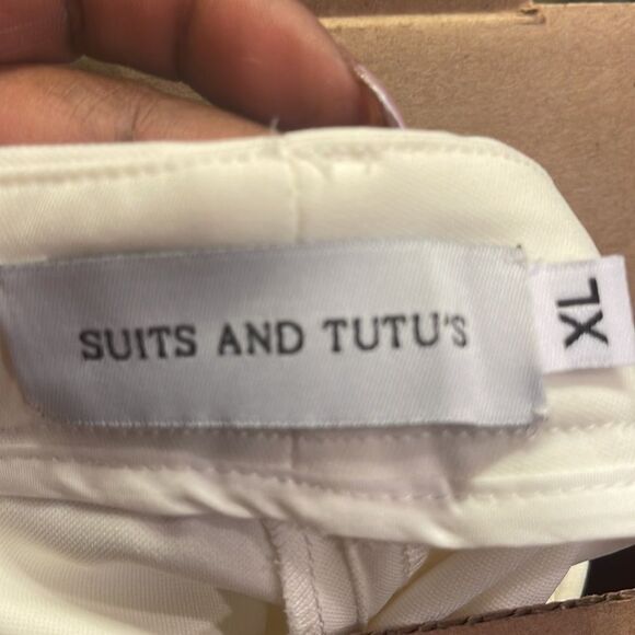 Off white Feathered bottom pants - Picture 5 of 5